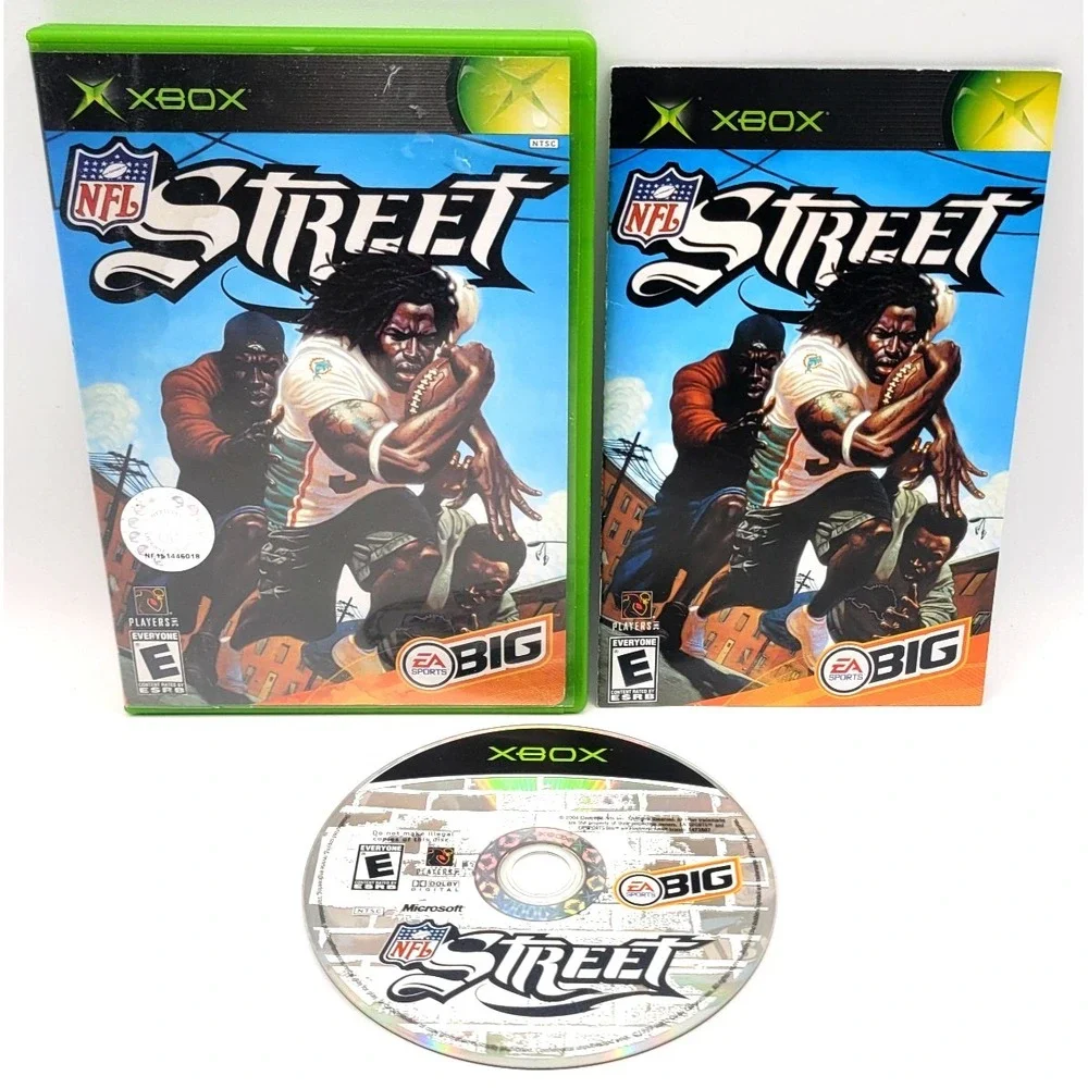 NFL Street (Microsoft Xbox, 2004) CIB‎ COMPLETE IN BOX